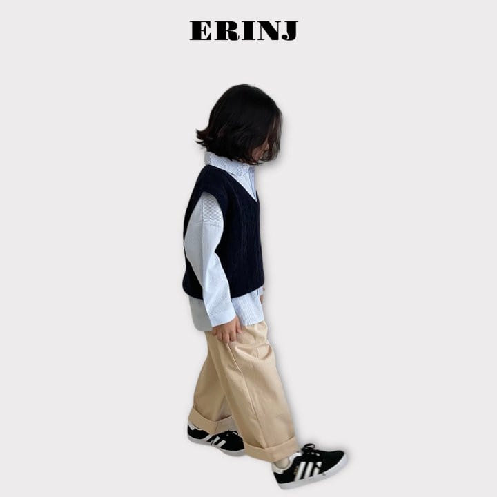 Erin J - Korean Children Fashion - #littlefashionista - Twist Knit Vest - 9