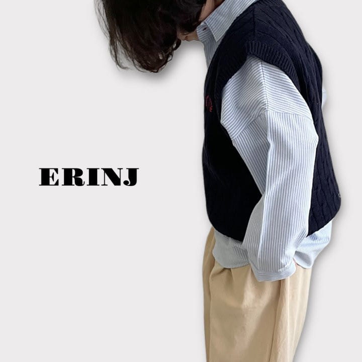 Erin J - Korean Children Fashion - #magicofchildhood - Twist Knit Vest - 10