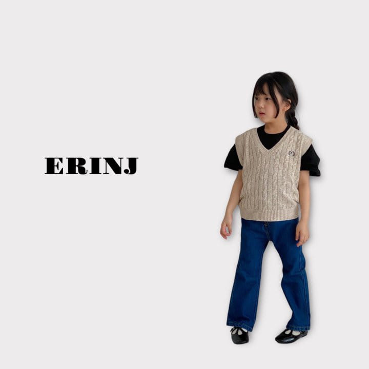 Erin J - Korean Children Fashion - #prettylittlegirls - Twist Knit Vest - 12