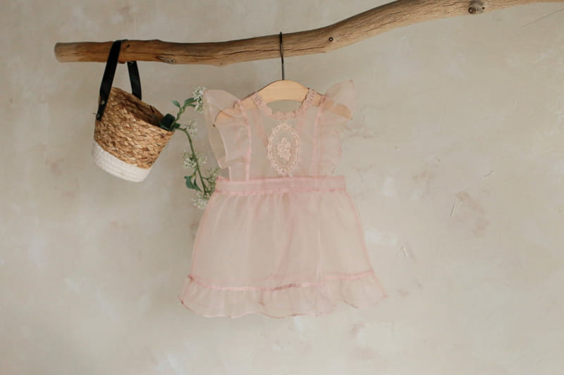 Flo - Korean Baby Fashion - #babyboutique - Bebe Lone Apron 18m - 5