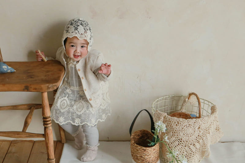 Flo - Korean Baby Fashion - #babyfever - Bebe Lena Cardigan - 2