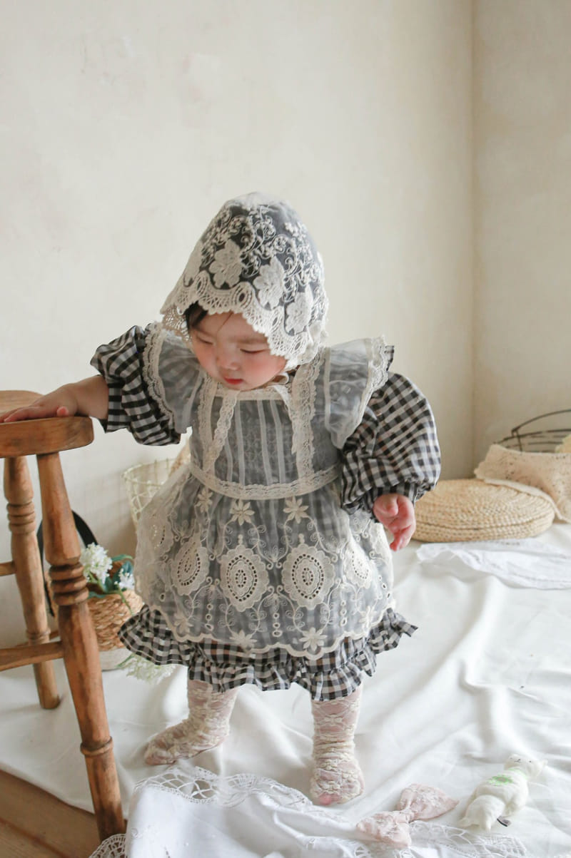 Flo - Korean Baby Fashion - #babyoninstagram - Bebe Doris One-piece - 4