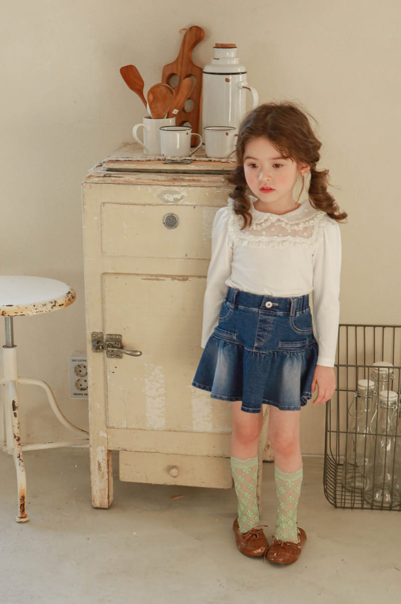 Flo - Korean Children Fashion - #childofig - Monica Denim Skirt - 12