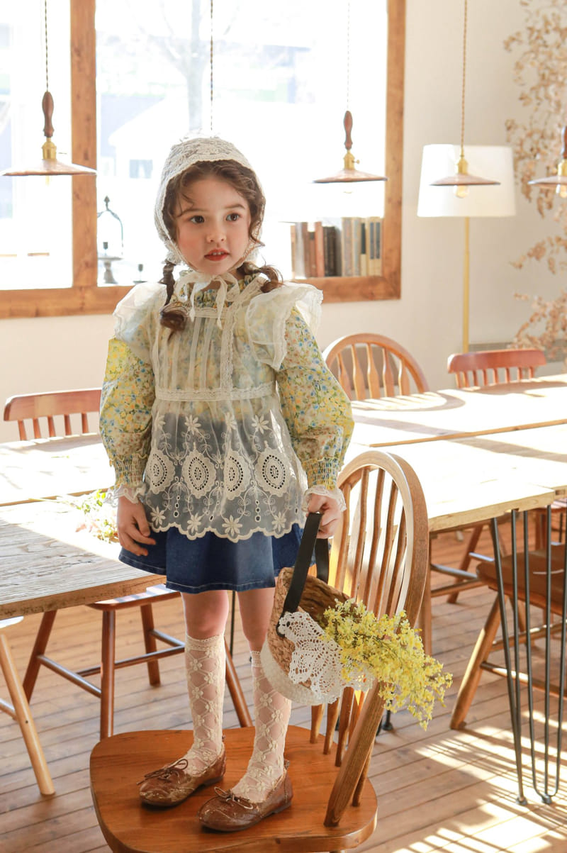 Flo - Korean Children Fashion - #littlefashionista - Monica Denim Skirt - 5