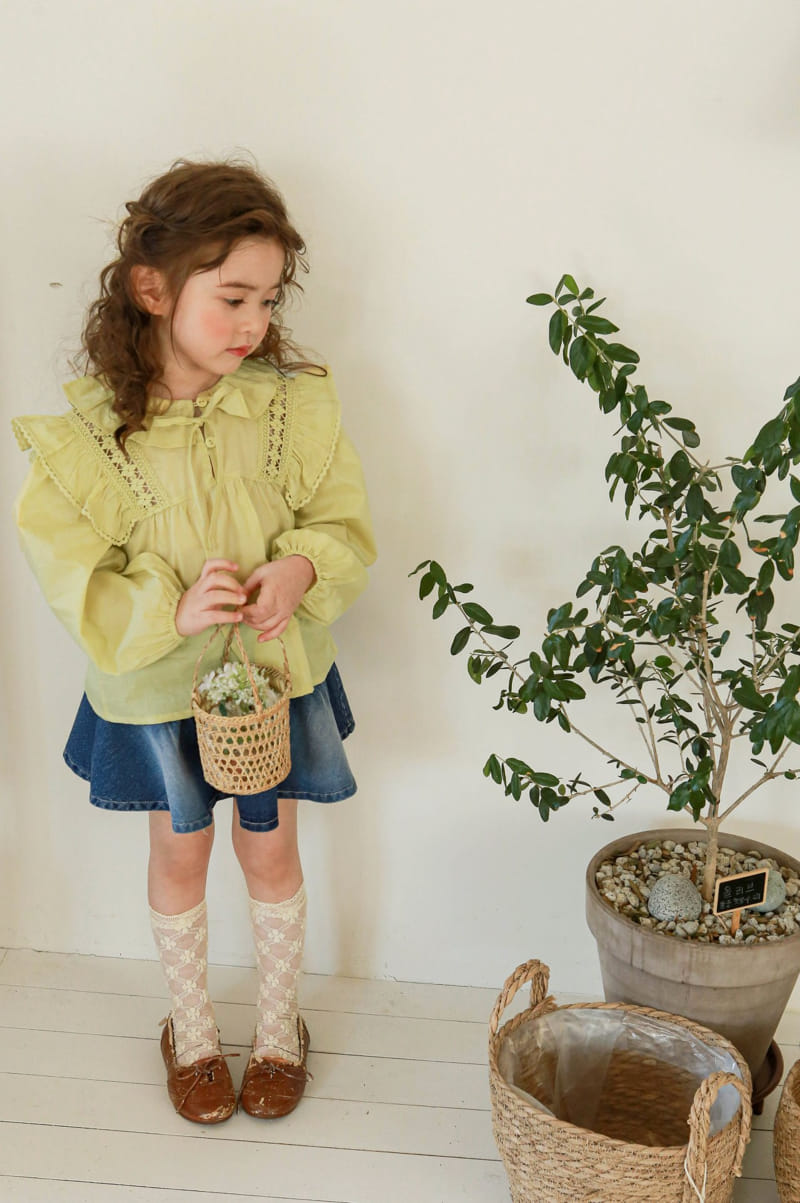 Flo - Korean Children Fashion - #stylishchildhood - Monica Denim Skirt - 11
