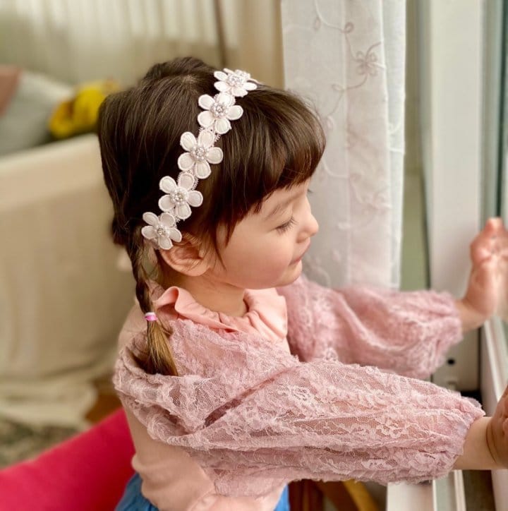 Flower J - Korean Children Fashion - #childofig - Small Flower Hairband - 2