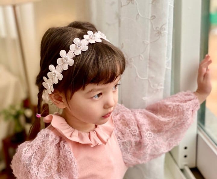 Flower J - Korean Children Fashion - #childrensboutique - Small Flower Hairband - 3