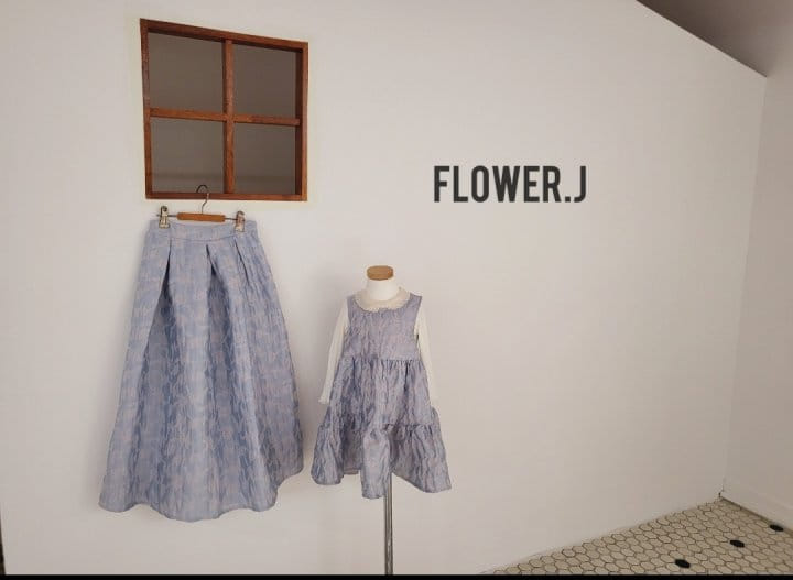 Flower J - Korean Children Fashion - #childrensboutique - Jacquard Mom Skirt