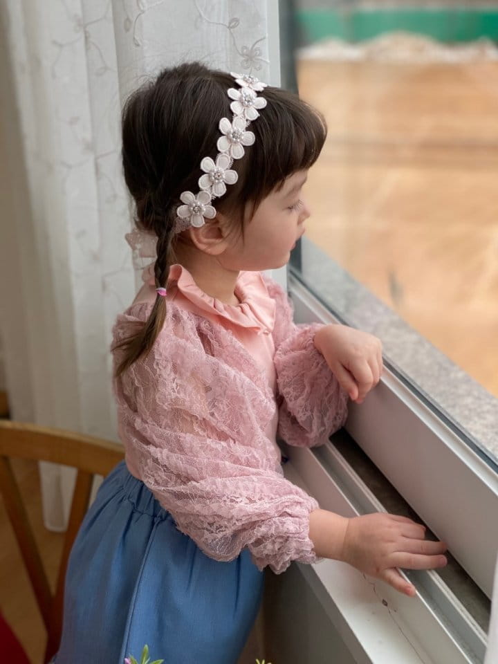Flower J - Korean Children Fashion - #childrensboutique - Small Flower Hairband - 4