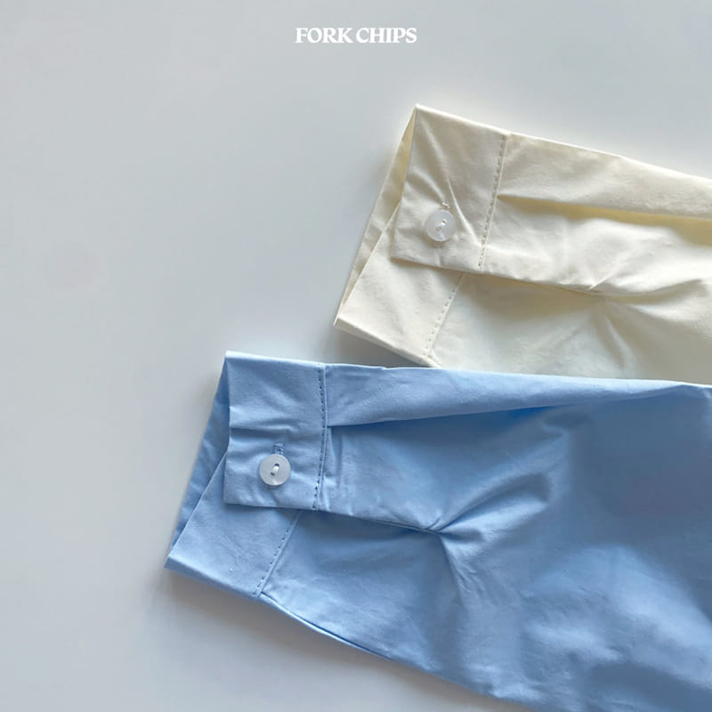 Fork Chips - Korean Children Fashion - #Kfashion4kids - Wood Button Shirt - 6