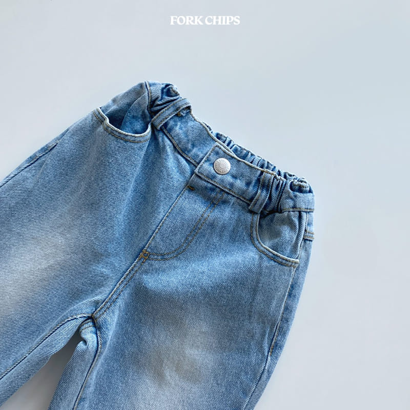 Fork Chips - Korean Children Fashion - #Kfashion4kids - Wendy Jeans - 5