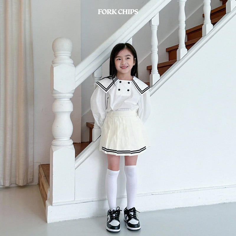 Fork Chips - Korean Children Fashion - #childrensboutique - Tailor Blouse - 12