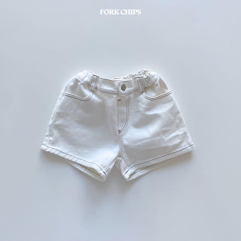Fork Chips - Korean Children Fashion - #fashionkids - Minimal Shorts - 2