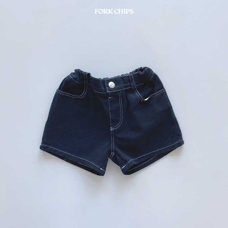 Fork Chips - Korean Children Fashion - #kidsshorts - Minimal Shorts - 3