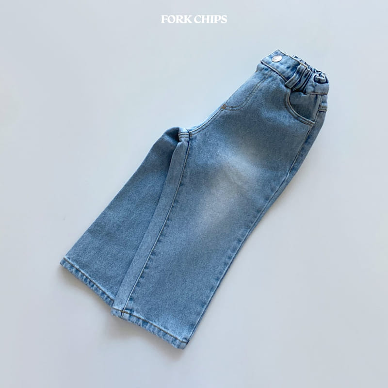 Fork Chips - Korean Children Fashion - #kidsshorts - Wendy Jeans - 2