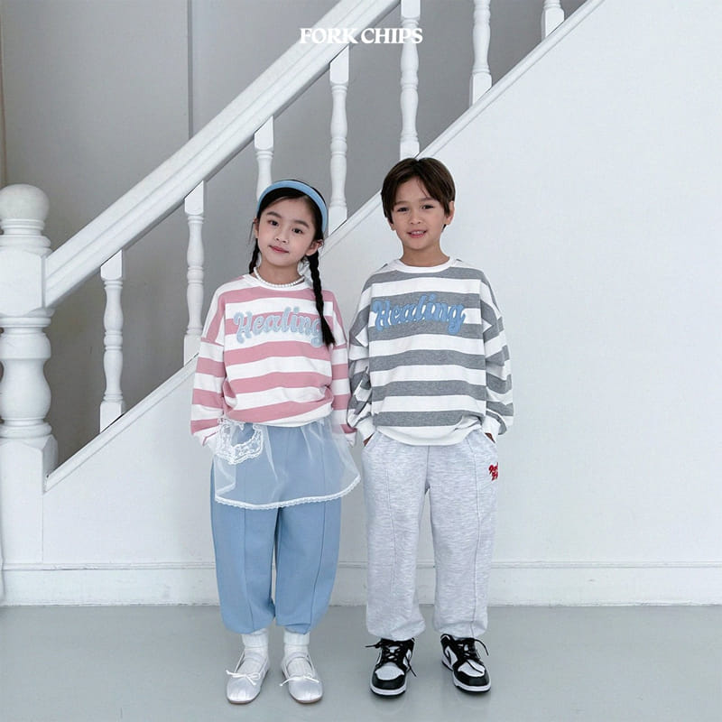 Fork Chips - Korean Children Fashion - #kidzfashiontrend - Heart Apron - 8