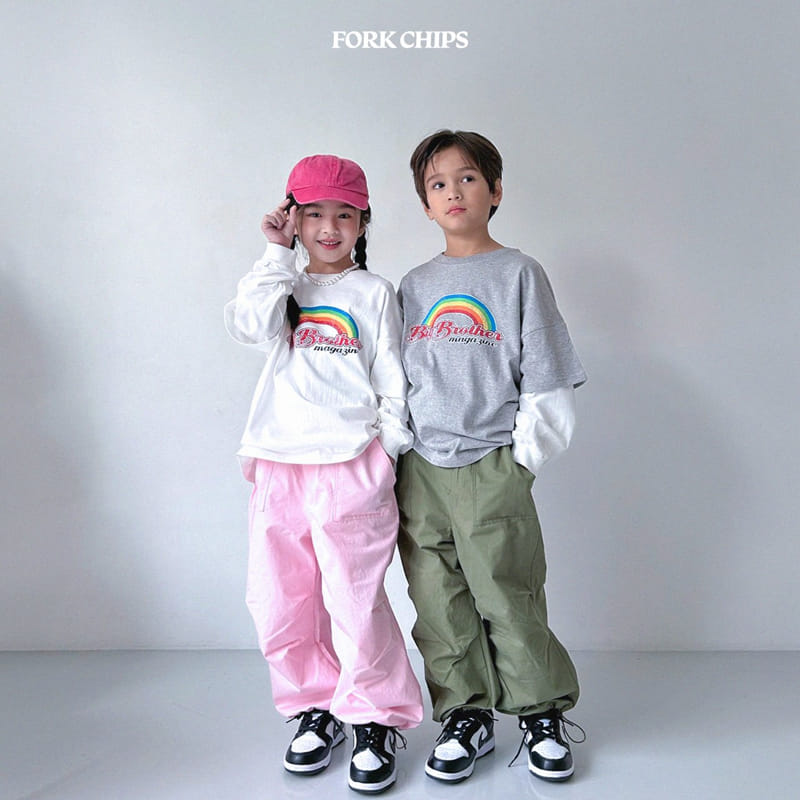 Fork Chips - Korean Children Fashion - #littlefashionista - Ohai Layered Tee - 10