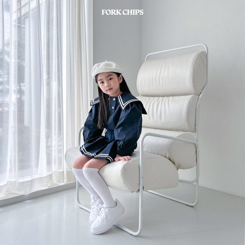 Fork Chips - Korean Children Fashion - #littlefashionista - Tailor Blouse - 6