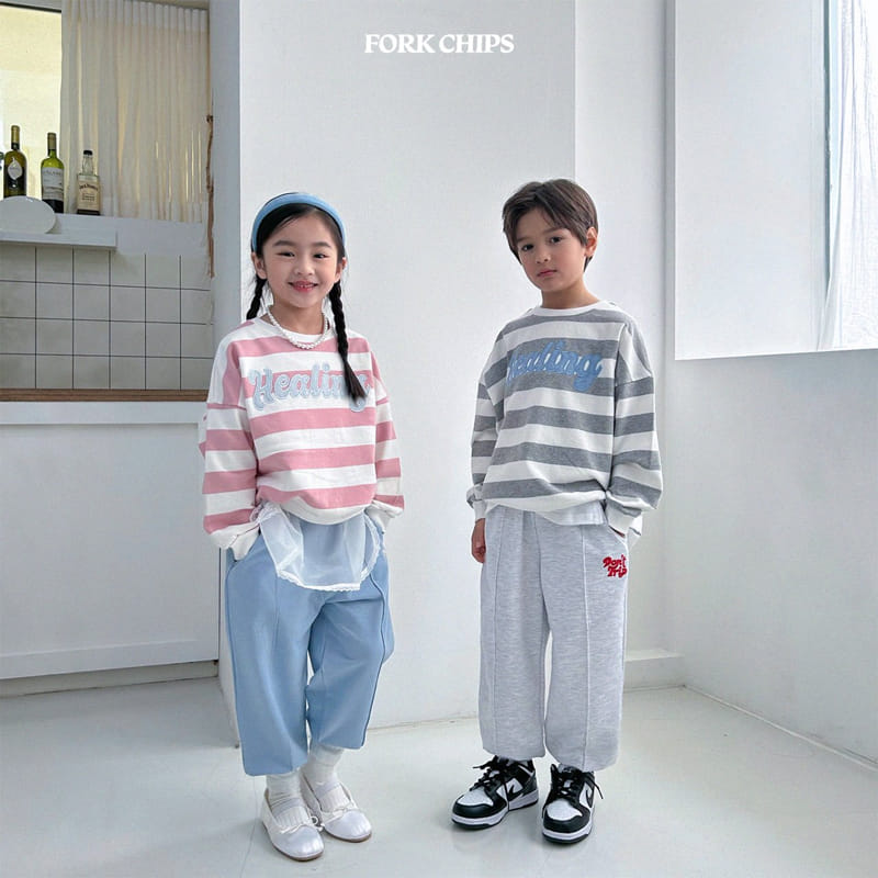 Fork Chips - Korean Children Fashion - #littlefashionista - Heart Apron - 10
