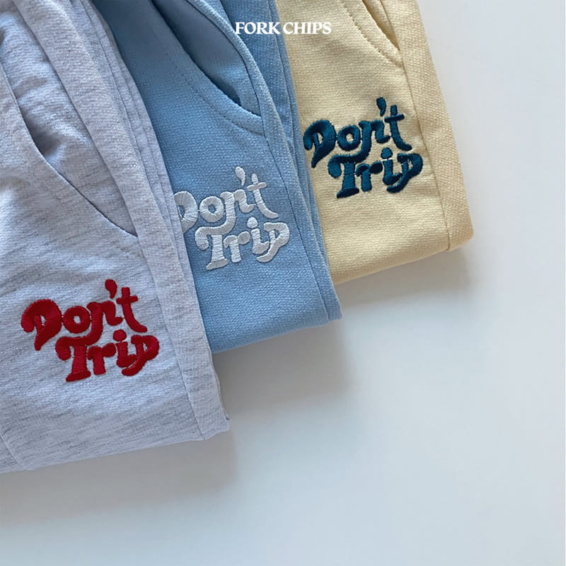Fork Chips - Korean Children Fashion - #littlefashionista - Trip Pants - 8