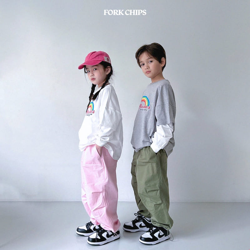 Fork Chips - Korean Children Fashion - #littlefashionista - Sera Day Cargo Pants - 3