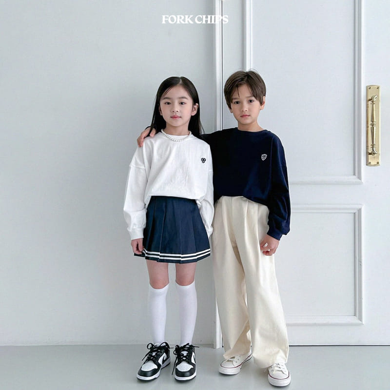 Fork Chips - Korean Children Fashion - #magicofchildhood - Clover Tee - 10