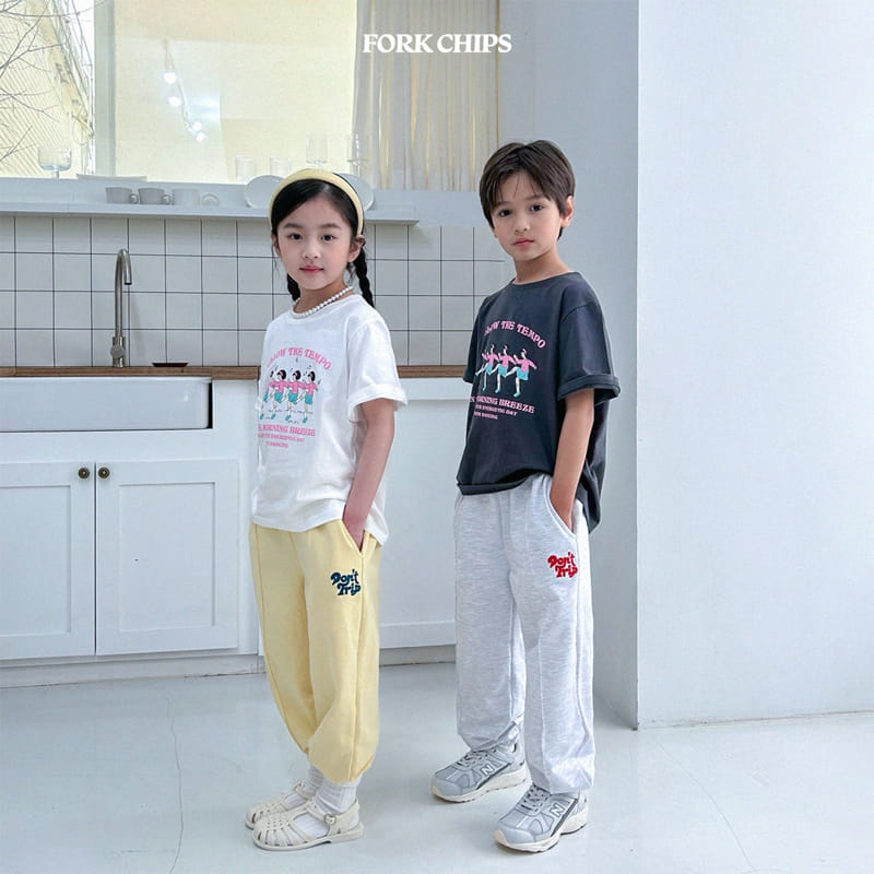 Fork Chips - Korean Children Fashion - #magicofchildhood - Trip Pants - 9