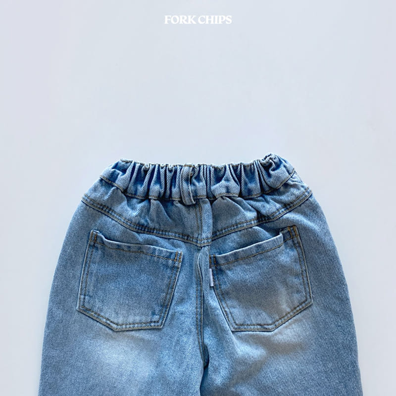 Fork Chips - Korean Children Fashion - #magicofchildhood - Wendy Jeans - 7