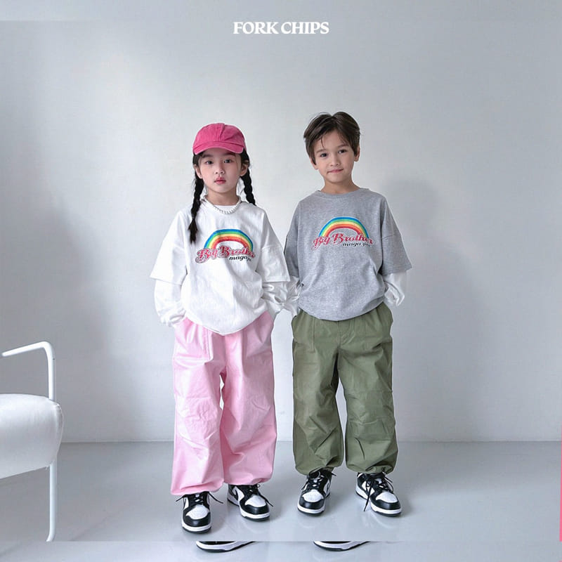 Fork Chips - Korean Children Fashion - #littlefashionista - Sera Day Cargo Pants - 4
