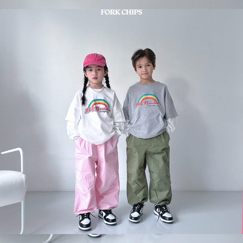 Fork Chips - Korean Children Fashion - #minifashionista - Ohai Layered Tee - 12