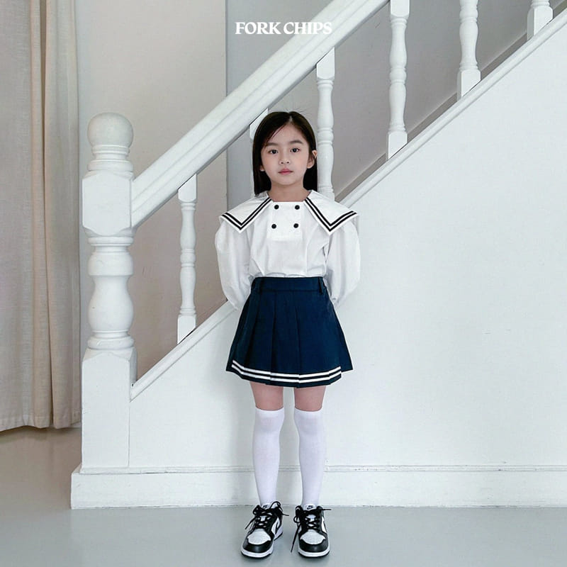 Fork Chips - Korean Children Fashion - #minifashionista - Tailor Blouse - 8