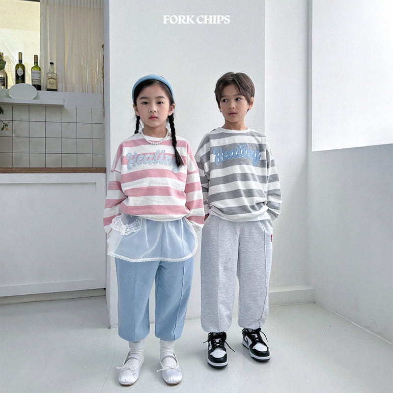 Fork Chips - Korean Children Fashion - #minifashionista - Heart Apron - 12