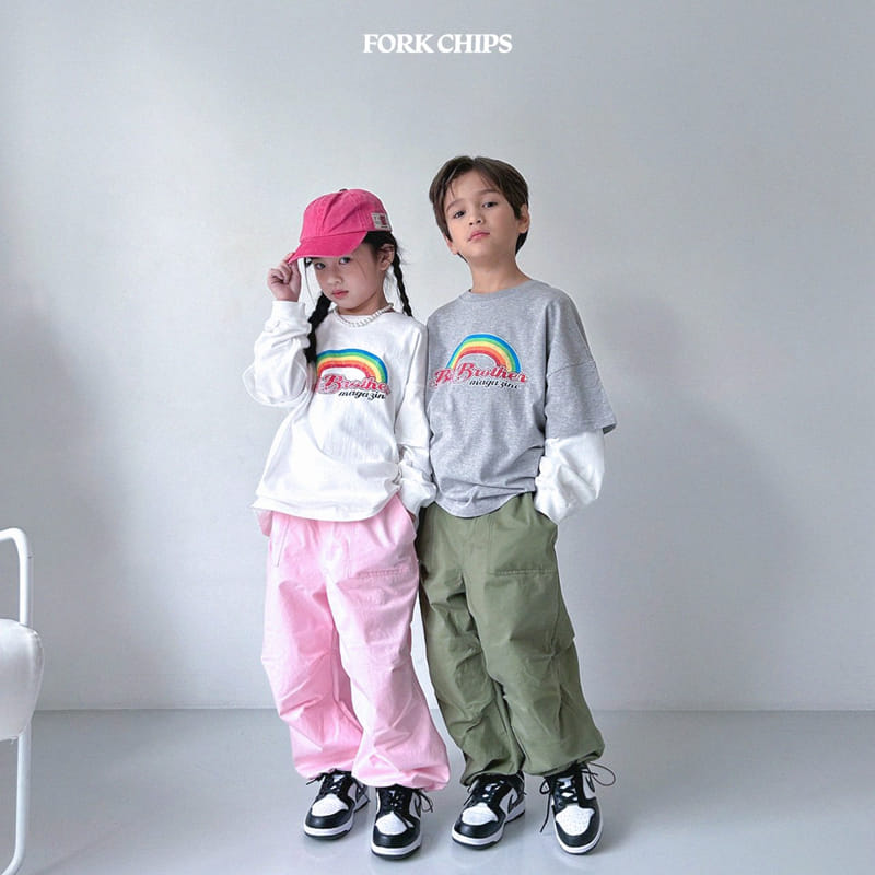 Fork Chips - Korean Children Fashion - #minifashionista - Sera Day Cargo Pants - 5