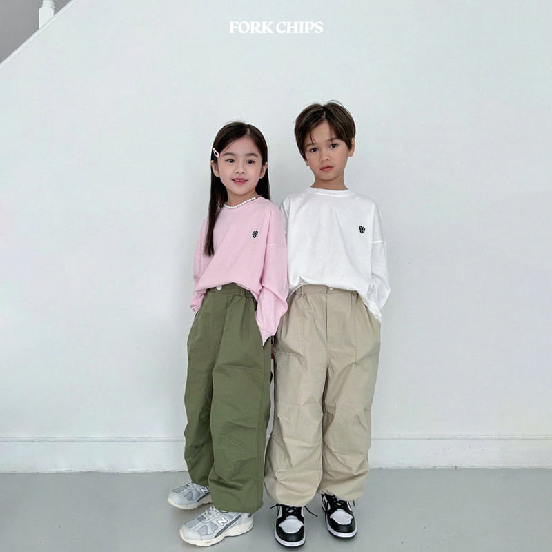 Fork Chips - Korean Children Fashion - #prettylittlegirls - Clover Tee - 12
