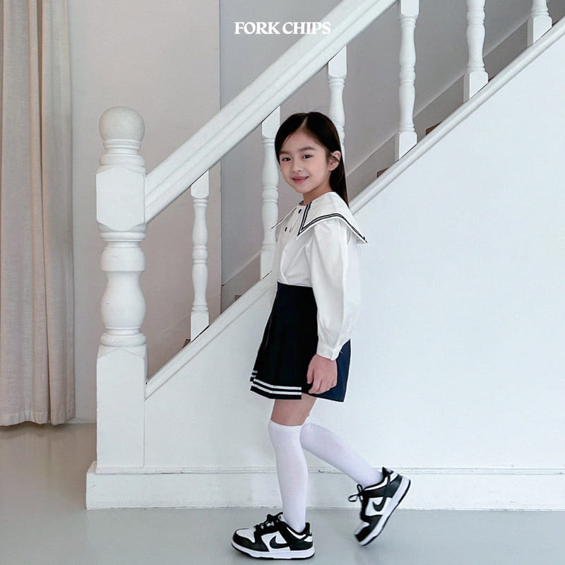 Fork Chips - Korean Children Fashion - #prettylittlegirls - Tailor Blouse - 9