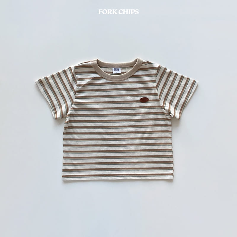 Fork Chips - Korean Children Fashion - #todddlerfashion - Marcaro Short Sleeves Tee
