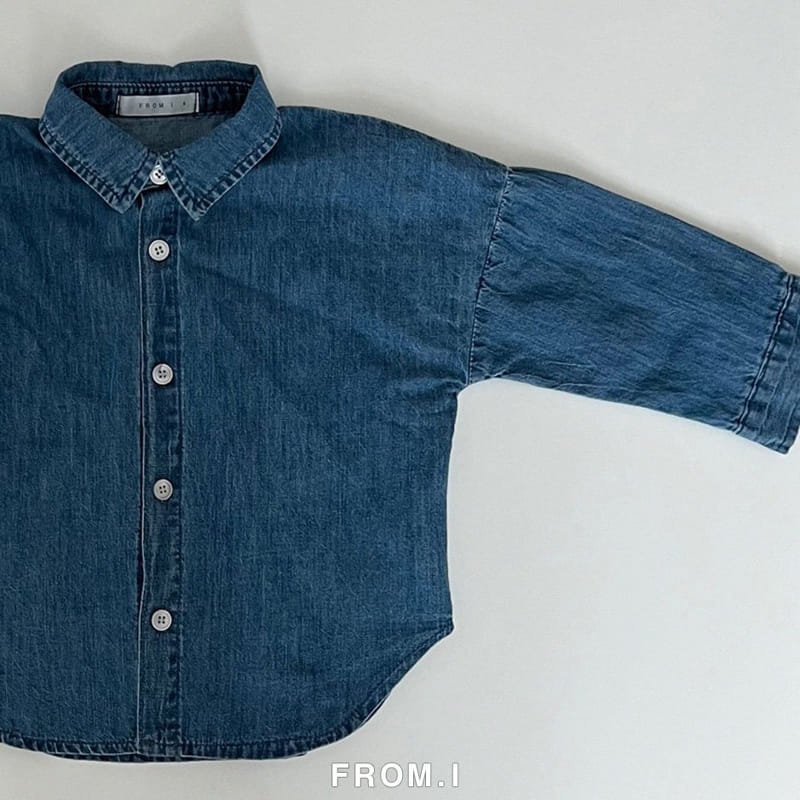 From I - Korean Children Fashion - #littlefashionista - Denim Shirt - 10