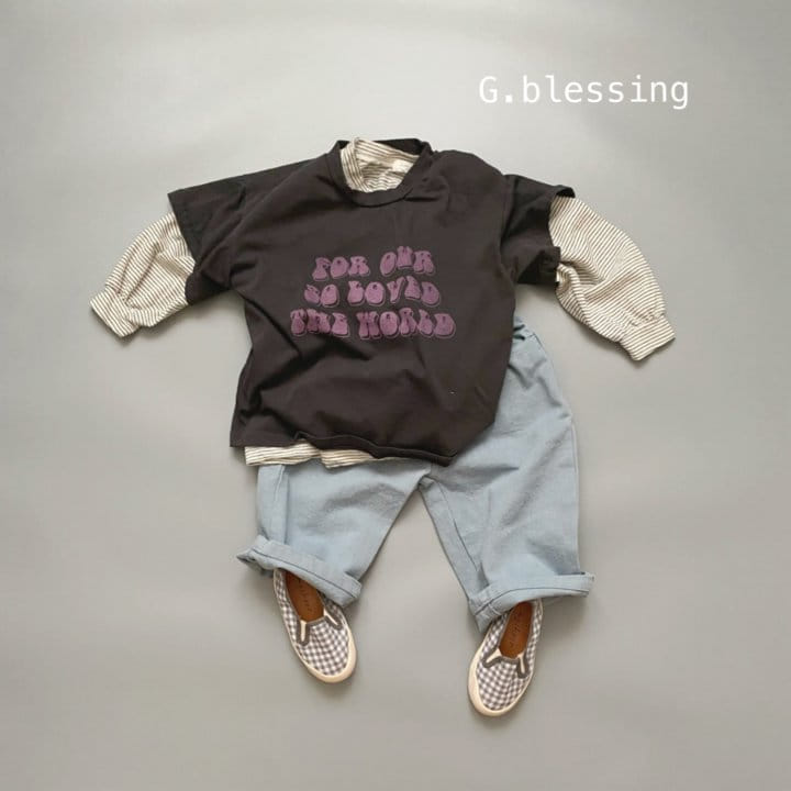 G Blessing - Korean Children Fashion - #designkidswear - World Tee - 6