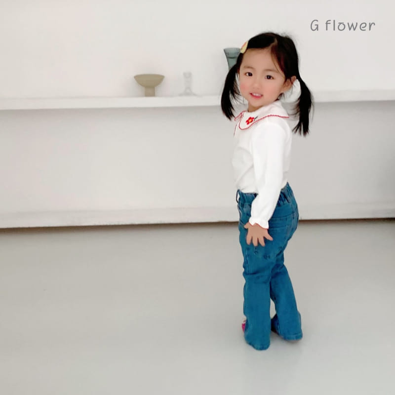 G Flower - Korean Children Fashion - #Kfashion4kids - Embroidery Tee