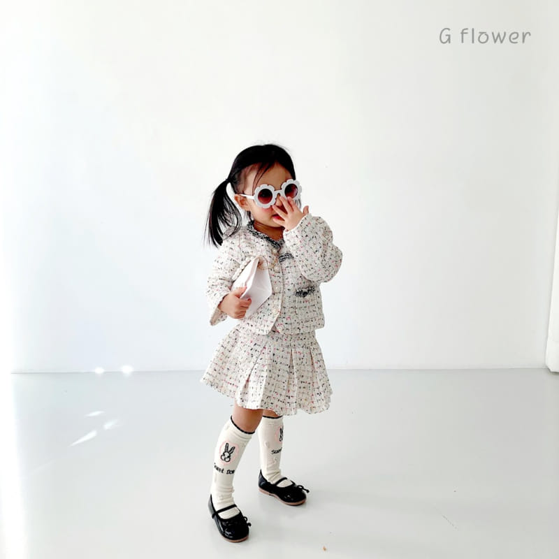 G Flower - Korean Children Fashion - #kidzfashiontrend - Twid Two Piece - 4