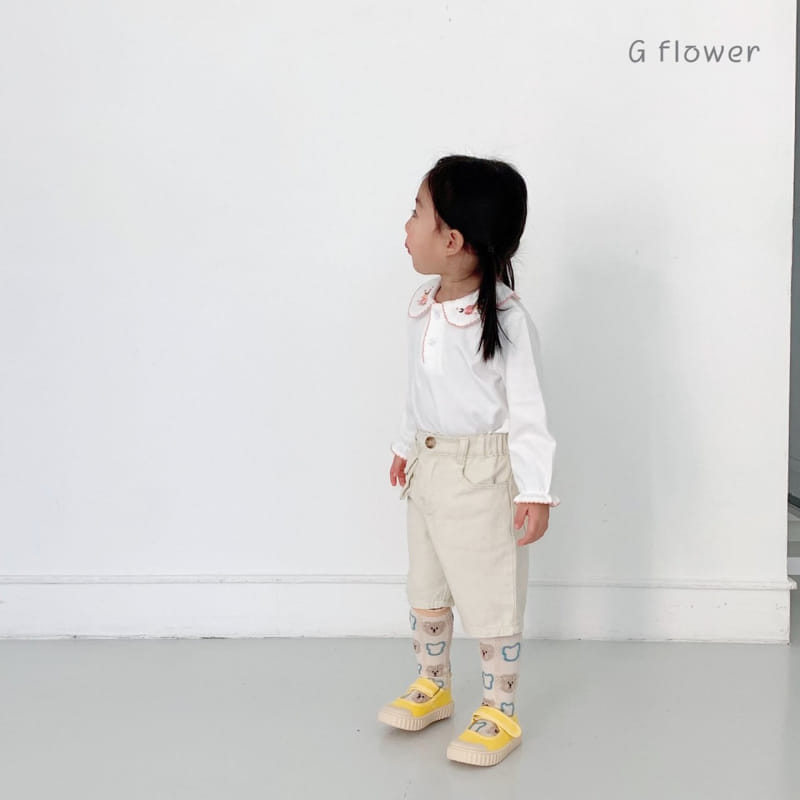 G Flower - Korean Children Fashion - #childofig - Embroidery Tee - 9