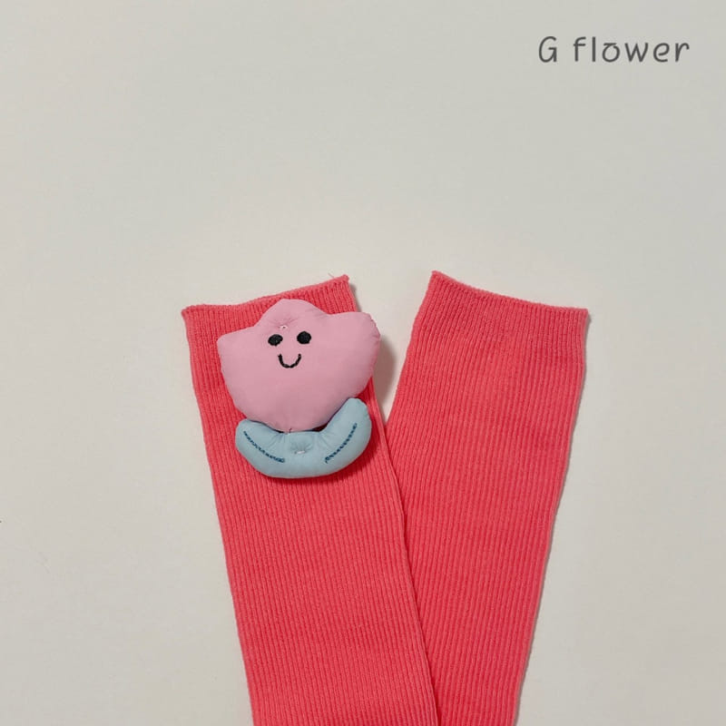 G Flower - Korean Children Fashion - #childofig - Smile Tulip Knee Socks - 12