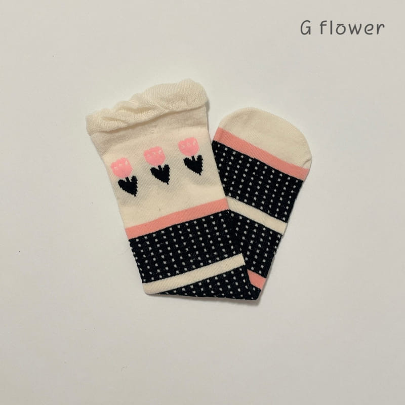 G Flower - Korean Children Fashion - #childofig - Barnie Knee Socks - 10