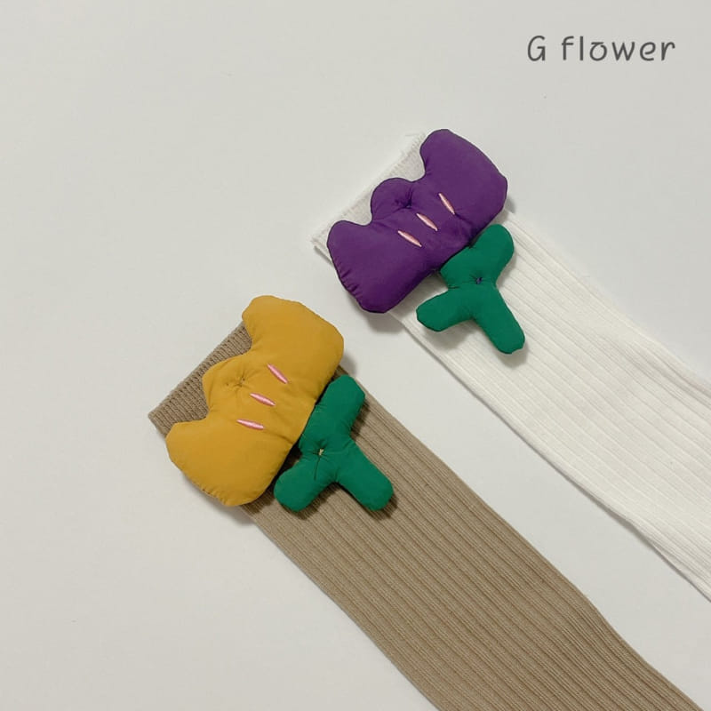 G Flower - Korean Children Fashion - #designkidswear - Tulip Knee Socks - 2