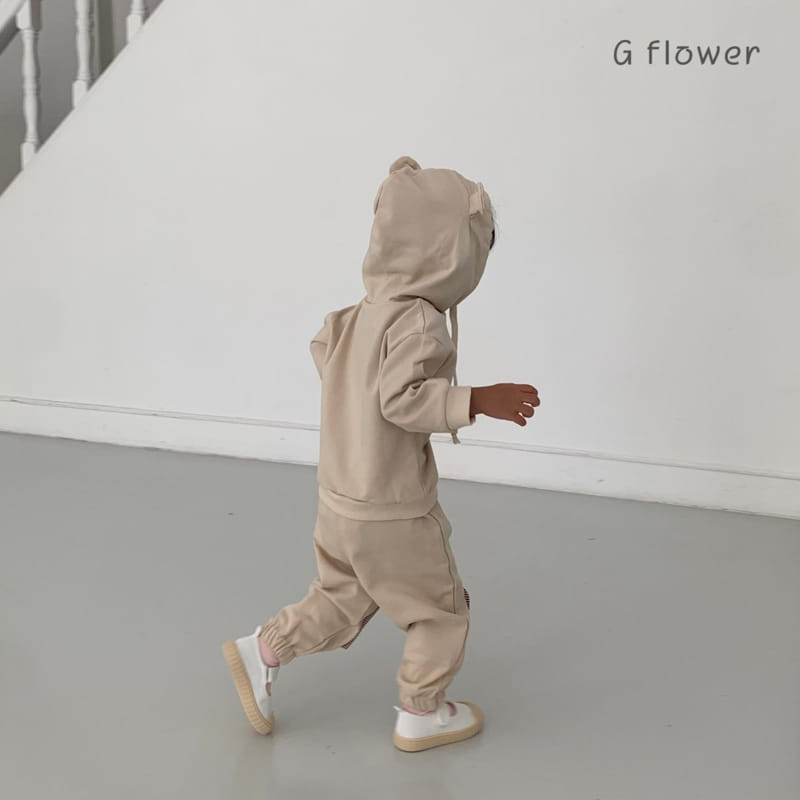 G Flower - Korean Children Fashion - #discoveringself - Bear Hoody Set - 2