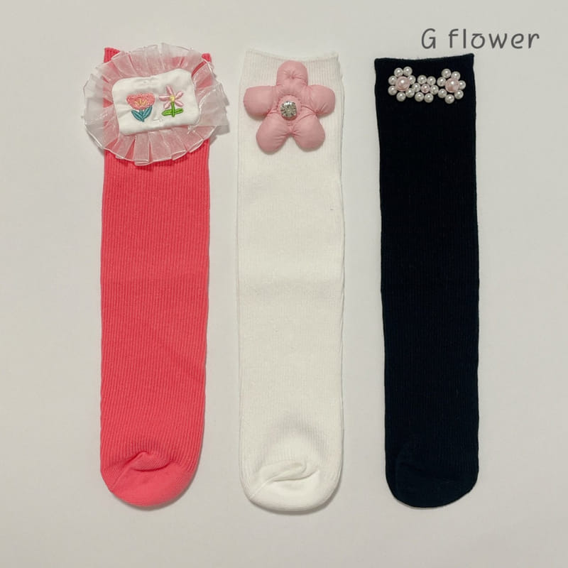 G Flower - Korean Children Fashion - #kidsshorts - Spring Knee Socks - 6