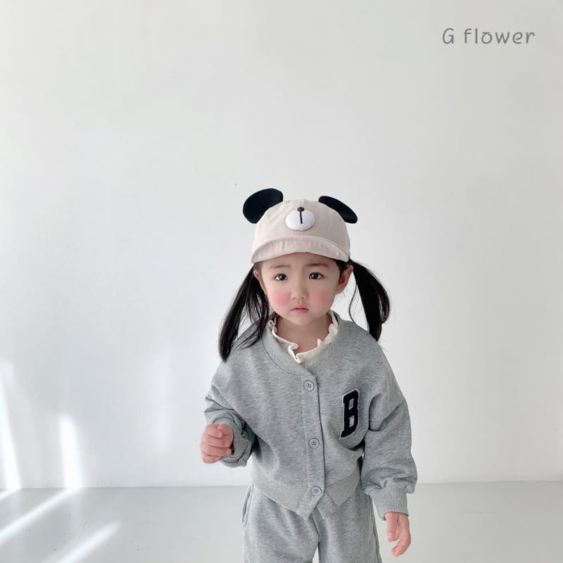 G Flower - Korean Children Fashion - #kidsshorts - B Cardigan Set - 5