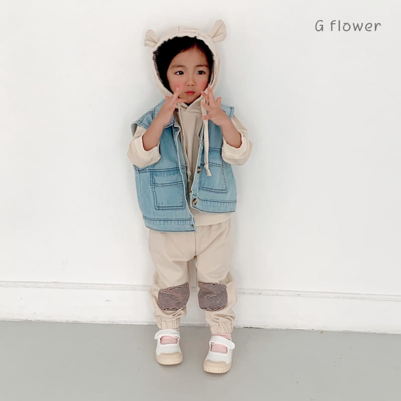 G Flower - Korean Children Fashion - #fashionkids - Bear Hoody Set - 4
