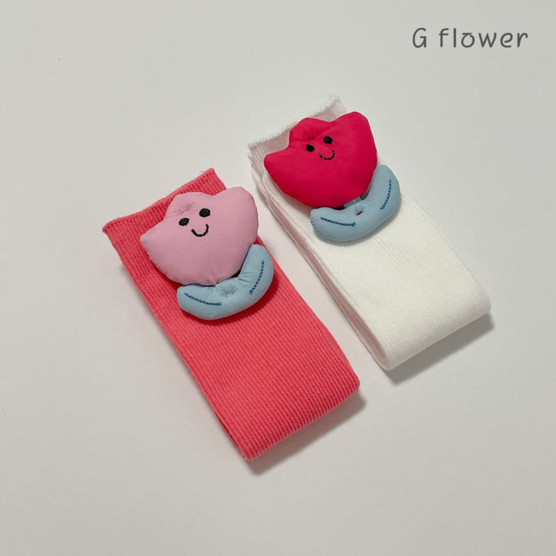 G Flower - Korean Children Fashion - #kidsstore - Smile Tulip Knee Socks - 5
