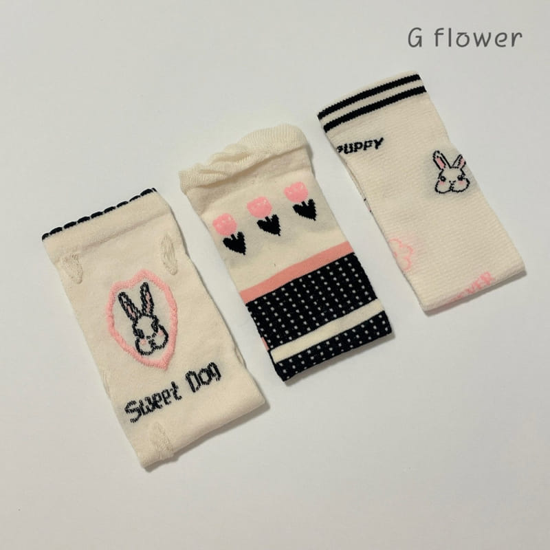 G Flower - Korean Children Fashion - #kidzfashiontrend - Barnie Knee Socks - 3
